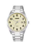 Lorus Мъжки часовник Classic RH911RX9 - кварцов механизъм - неръждаема стомана - жълт циферблат - водоустойчивост 10 ATM