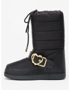 Love Moschino Боти от еко кожа с равна платформа