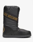 Love Moschino Ботуши с лого Червен/Златист/Черен