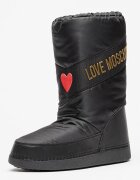 Love Moschino Ботуши с лого Червен/Златист/Черен