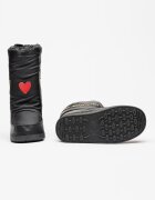 Love Moschino Ботуши с лого Червен/Златист/Черен