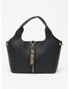 Love Moschino Чанта Bowler от еко кожа с лого