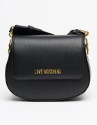 Love Moschino Чанта през рамо от еко кожа с капаче Черен