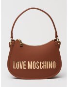 Love Moschino Чанта през рамо от еко кожа с метално лого