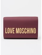 Love Moschino Чанта през рамо от еко кожа с презрамка с верижка и лого