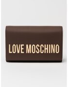 Love Moschino Чанта през рамо от еко кожа с презрамка с верижка и лого