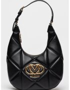 Love Moschino Чанта през рамо с регулируема презрамка - Черен