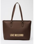 Love Moschino Чанта Tote от еко кожа с метално лого