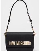 Love Moschino Чанта за рамо от еко кожа с контрастно лого