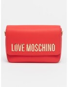 Love Moschino Чанта за рамо от еко кожа с контрастно лого