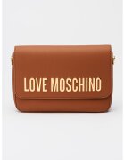 Love Moschino Чанта за рамо от еко кожа с контрастно лого