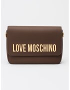 Love Moschino Чанта за рамо от еко кожа с контрастно лого