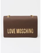 Love Moschino Чанта за рамо от еко кожа с метално лого