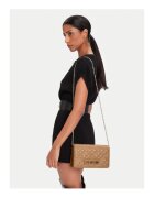 Love Moschino Дамска чанта бежова - от екологична кожа - модел JC4079PP0NLA0104