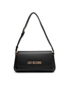 Love Moschino Дамска чанта черна - от екологична кожа