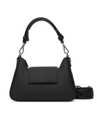 Love Moschino Дамска чанта черна - от естествена кожа - модел JC4291