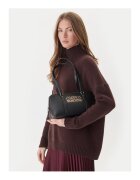 Love Moschino Дамска чанта черна - от естествена кожа - модел JC4332PP0NK1300A