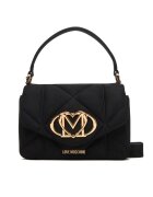 Love Moschino Дамска чанта черна - от текстил - модел JC4317PP0NKE0000