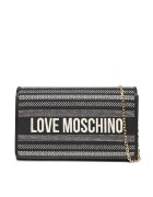 Love Moschino Дамска чанта екологична - черна - модел JC4241PP0MKO100A