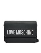 Love Moschino Дамска чанта екологична - черна/никел - модел JC4023PP1MKD000B