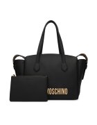 Love Moschino Дамска чанта - екологична кожа - черна - Един размер INTL