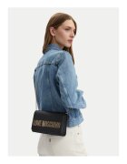 Love Moschino Дамска чанта - екологична кожа - черна - Един размер INTL