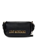Love Moschino Дамска чанта екологична кожа - черна - модел JC4235PP0MKL0000