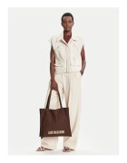 Love Moschino Дамска чанта екологична кожа - кафява