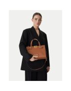 Love Moschino Дамска чанта - екологична кожа - кафява - Един размер INTL