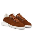Love Moschino Дамски кецове - естествена кожа - кафяви - синтетичен материал