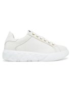 Love Moschino Дамски кецове JA15054G1MIA410A - естествена кожа - бели