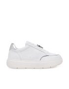 Love Moschino Дамски кецове JA15214G1MIA610B - естествена кожа - бели