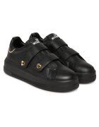 Love Moschino Дамски кецове JA15325G0NIA600A - естествена кожа - черни