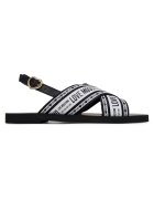 Love Moschino Дамски сандали - Nero - микрофибър
