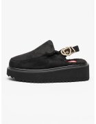 Love Moschino Домашни пантофи с равна платформа и тока