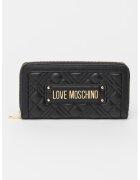 Love Moschino Капитонирано портмоне от еко кожа с цип