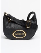 Love Moschino Кожена чанта през рамо с широка презрамка