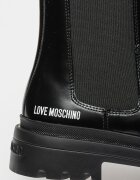 Love Moschino Кожени боти Chelsea Черен
