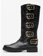 Love Moschino Кожени ботуши до прасеца с токи