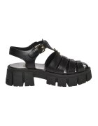 Love Moschino Кожени сандали с масивен дизайн