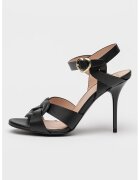 Love Moschino Кожени сандали стилето