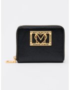 Love Moschino Малко портмоне от еко кожа с цип и метално лого