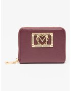 Love Moschino Малко портмоне от еко кожа с цип и метално лого