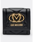 Love Moschino Портфейл от еко кожа с тройно прегъване