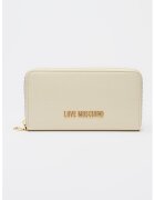 Love Moschino Портфейл от еко кожа с цип и лого - - 9x20x3.5