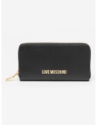 Love Moschino Портфейл от екологична кожа с лого - 16899 - - 10x19.5x1.5