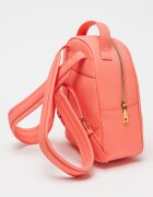 Love Moschino Раница от еко кожа с лого Розово