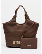Love Moschino Шопинг чанта от еко кожа с лого