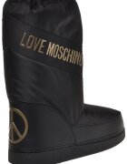 Love Moschino Зимни ботуши с халки за лесно обуване Червен/Черен