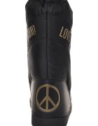 Love Moschino Зимни ботуши с халки за лесно обуване Червен/Черен